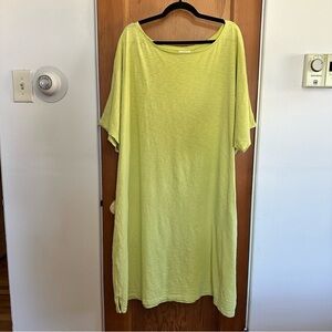 j. jill cotton relaxed midi shirt dress